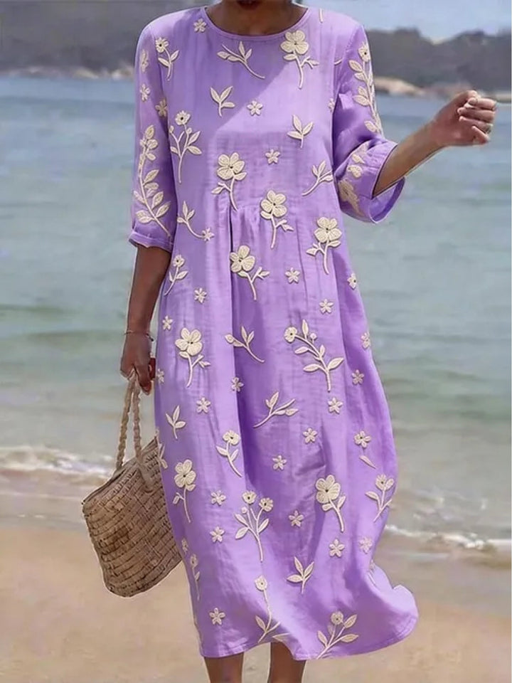 Ella | Mid-Sleeve Dress