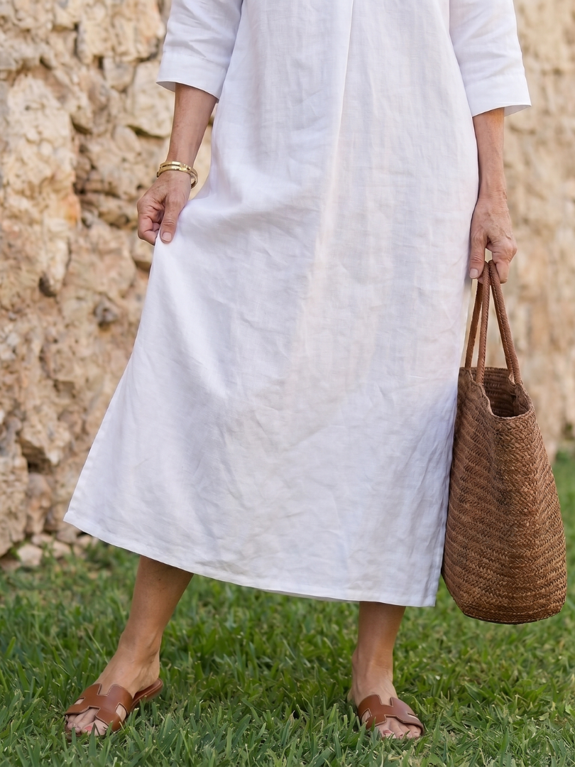 Estelle | Relaxed Straight Silhouette Midi Dress