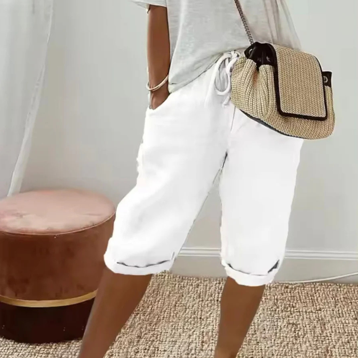 Fenlorn™ | Soft Tailored Capri Shorts