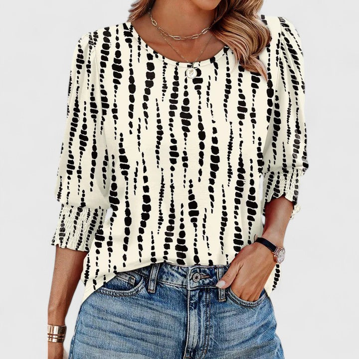 Charlotte | Elegant Smocked Top