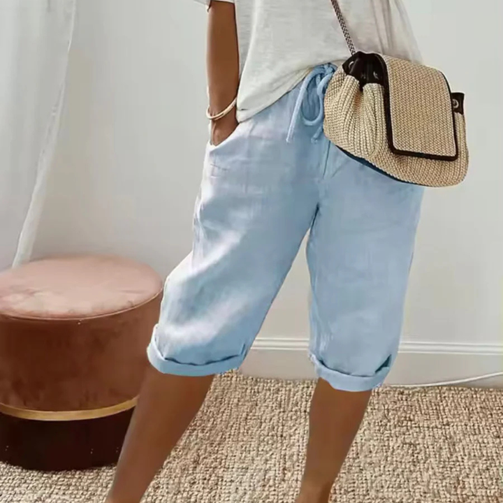 Fenlorn™ | Soft Tailored Capri Shorts