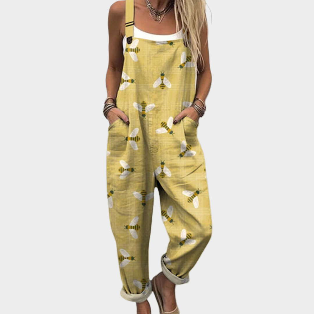 Cozy Patterned Jumpsuit