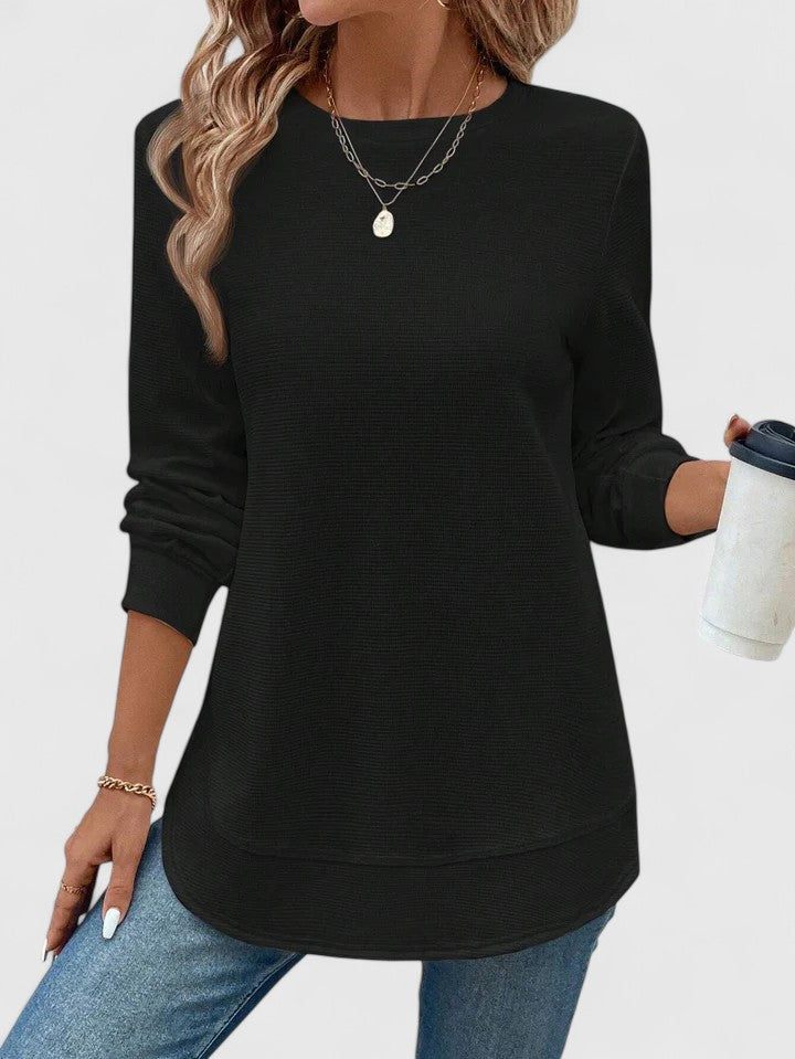 Erica™| Elegant O-Neck Long Sleeve