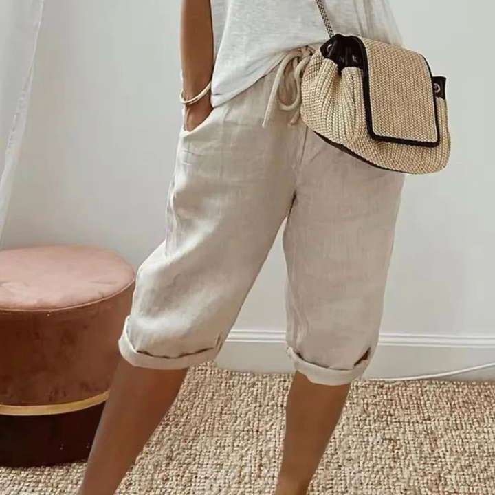 Fenlorn™ | Soft Tailored Capri Shorts