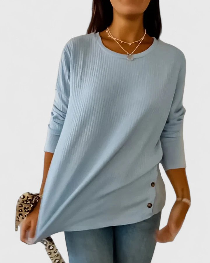 Daisy™ | Elegant Crew Top