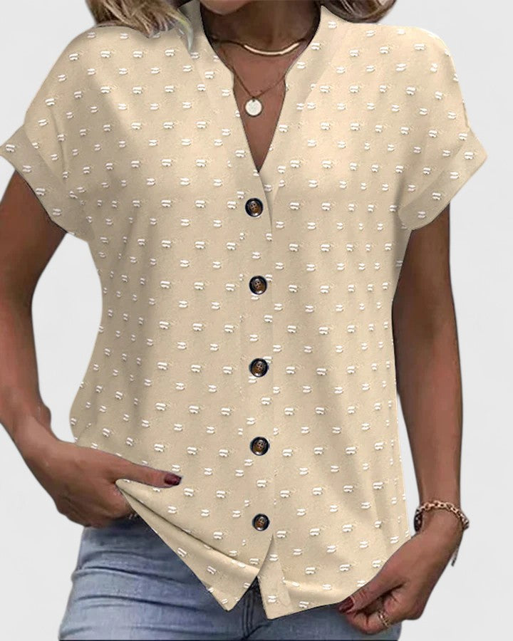 Christina™ | Comfortable V-Neck Shirt