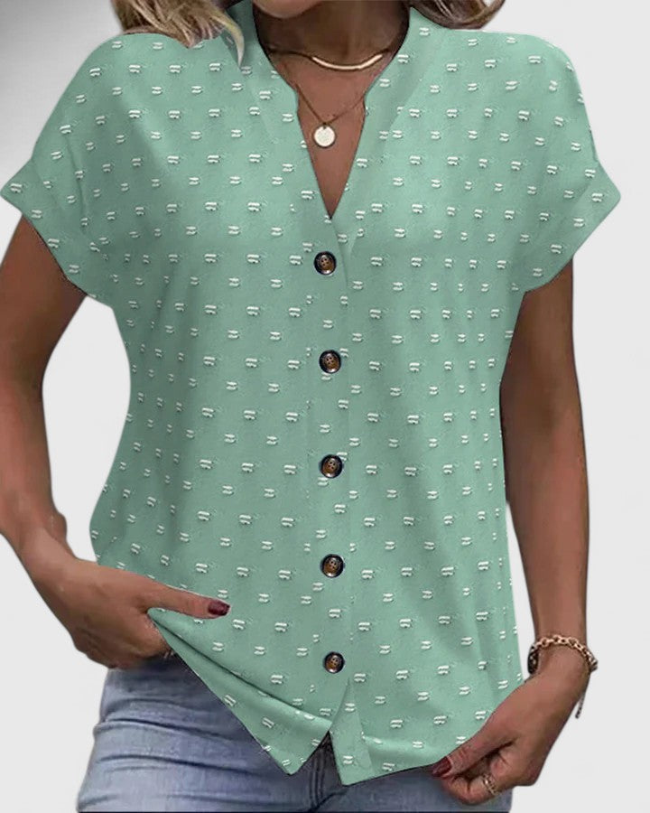 Christina™ | Comfortable V-Neck Shirt