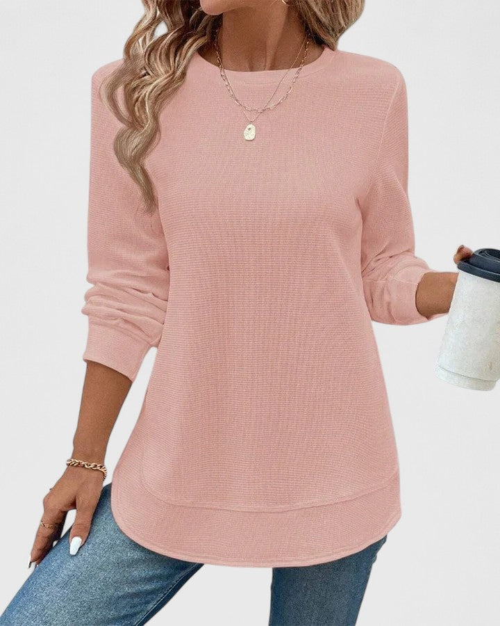 Erica™| Elegant O-Neck Long Sleeve