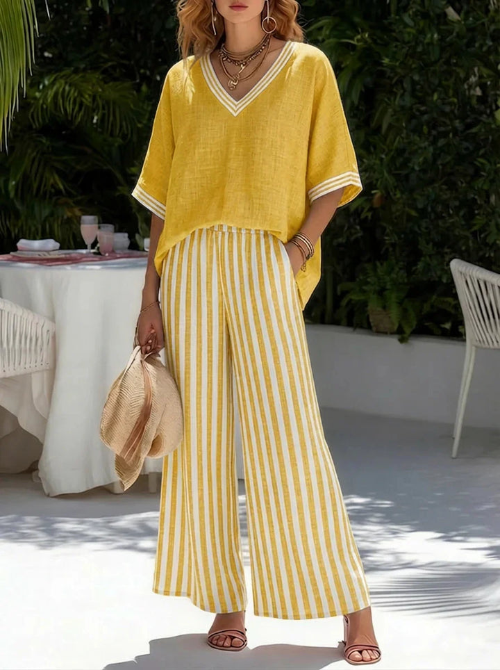 Sienna | Relaxed Striped Two-Piece Set