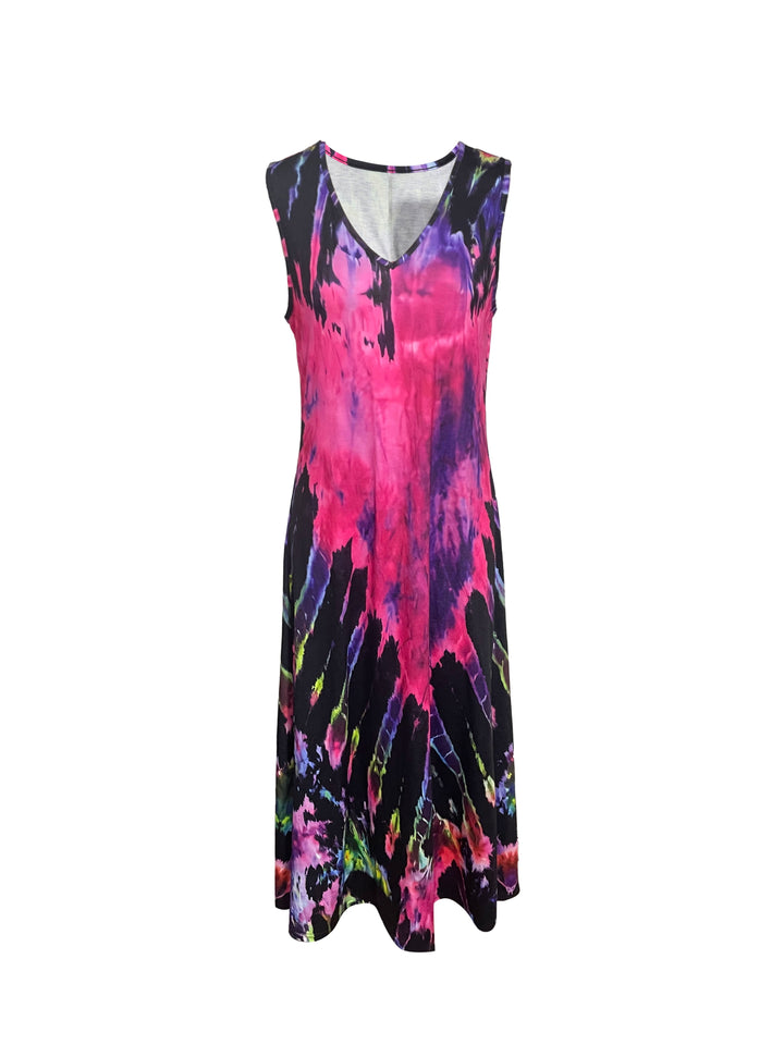 Brandy | Sleeveless Boho Print Dress