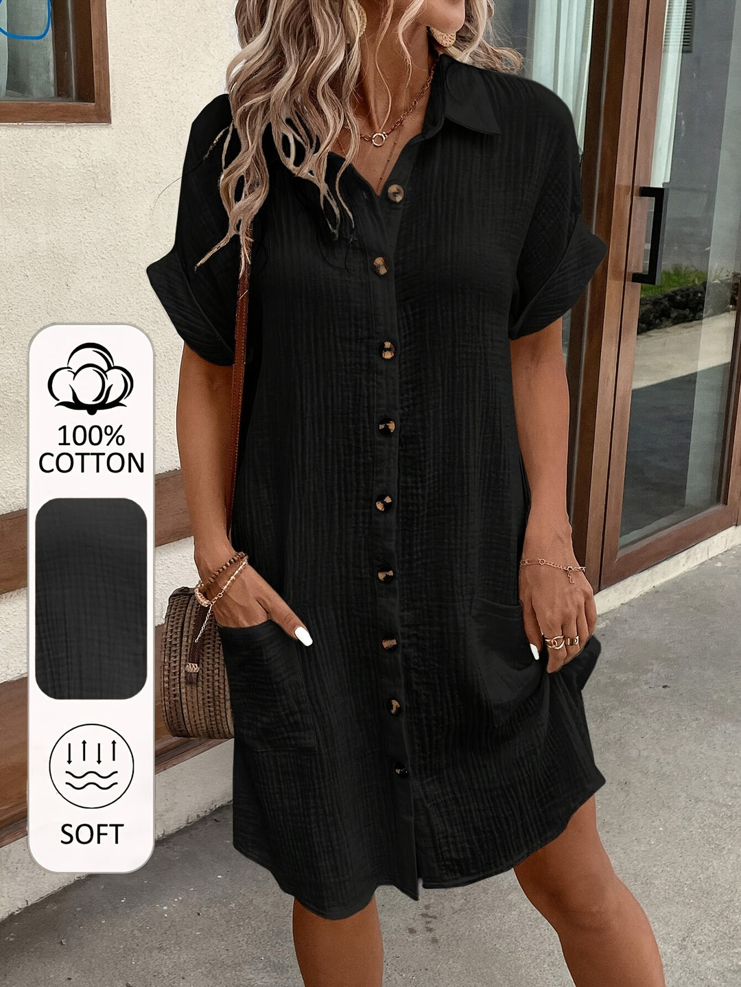 Ann | Elegant Shirt Dress