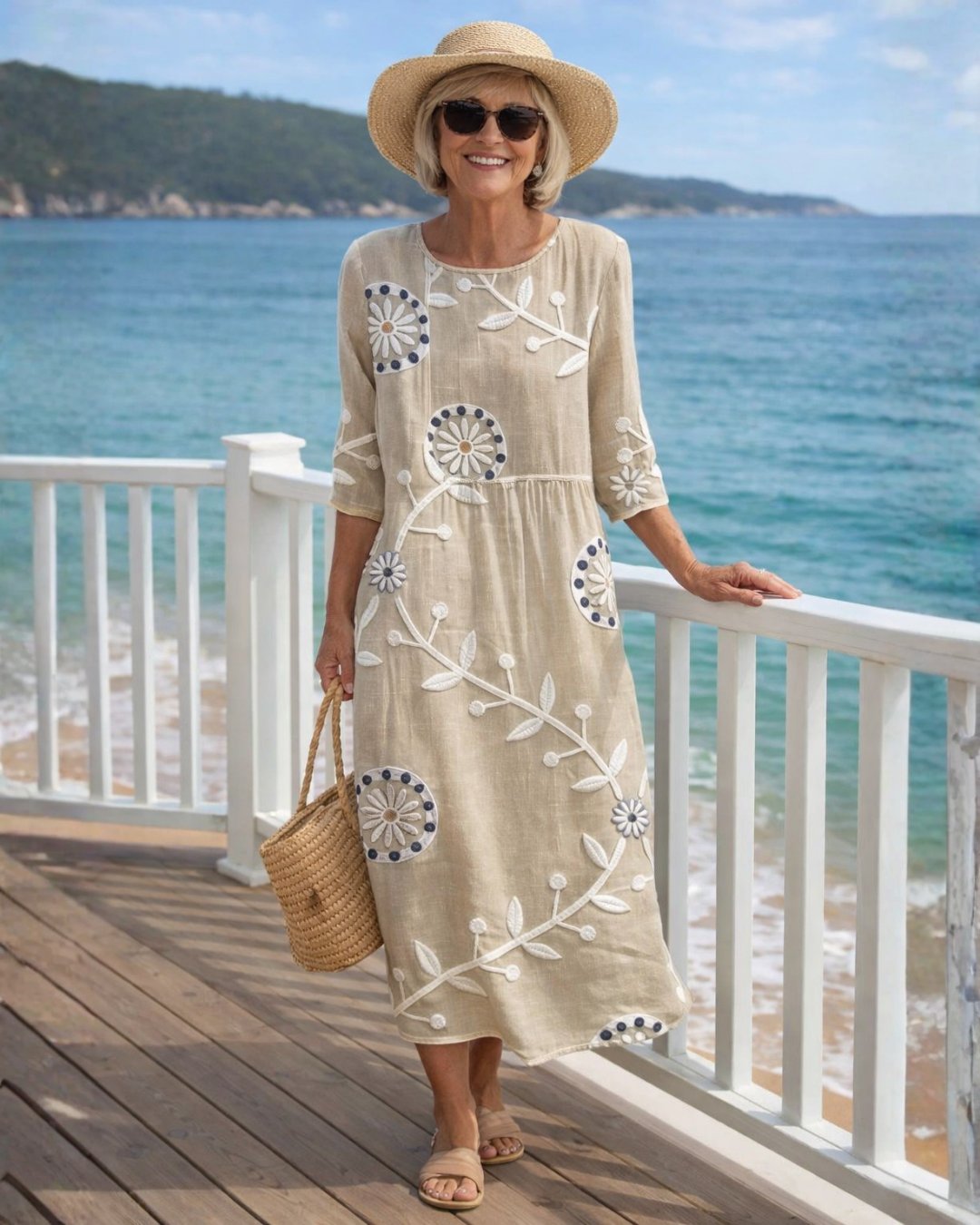Charlotte | Casual Mid-Sleeve Dress