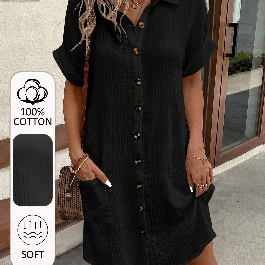 Ann | Elegant Shirt Dress