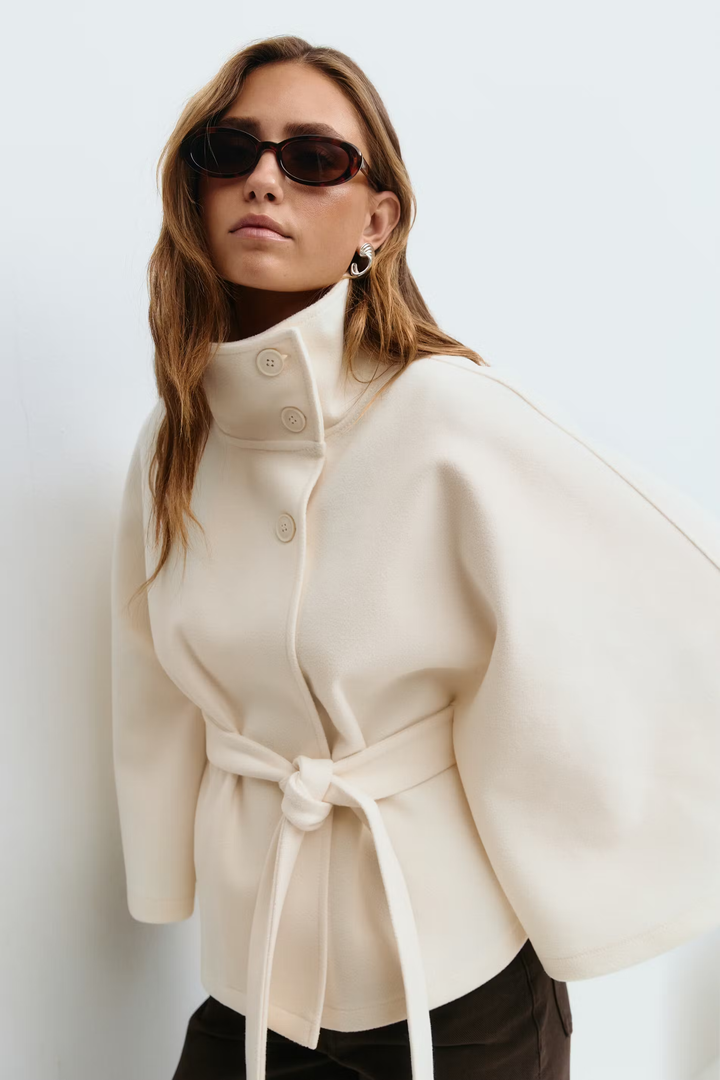 THALINDRAE – ELEGANT WOMEN’S BELTED COAT