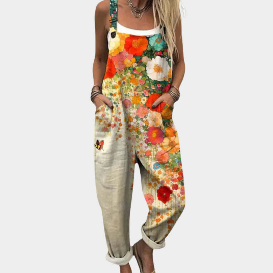 Cozy Printed Jumpsuit