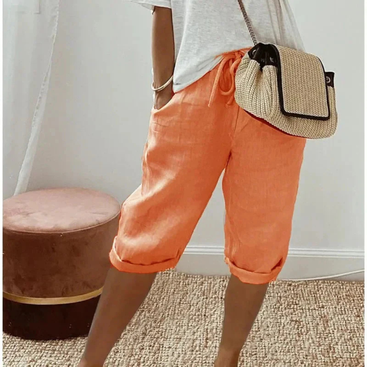Fenlorn™ | Soft Tailored Capri Shorts