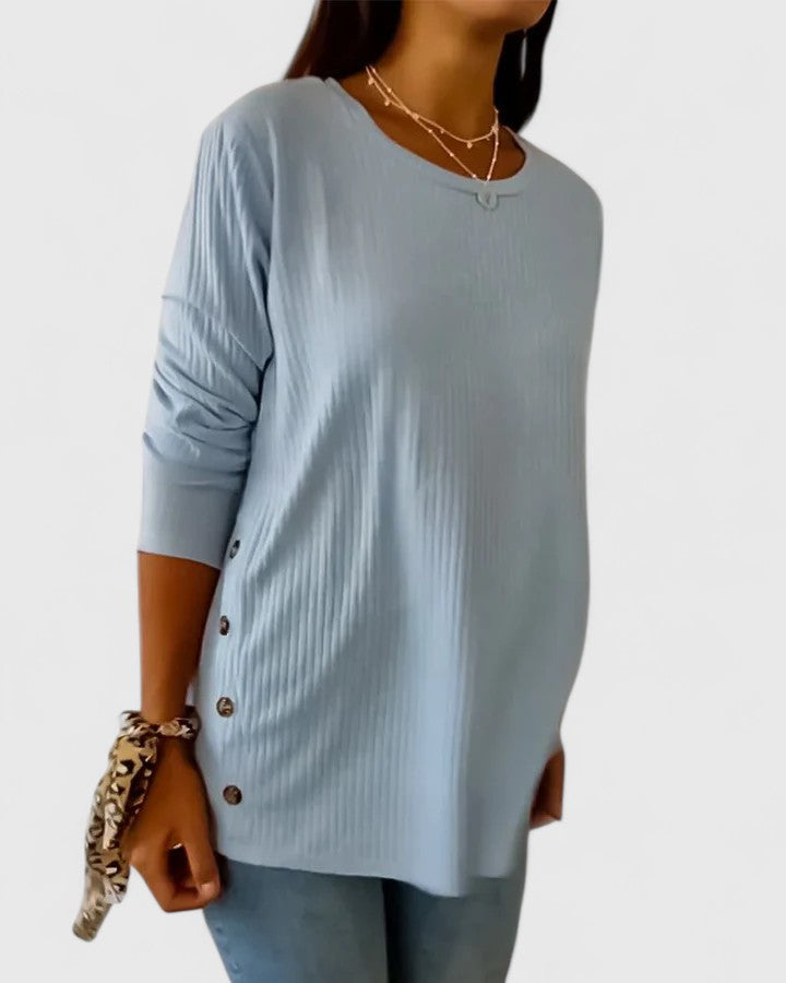 Daisy™ | Elegant Crew Top