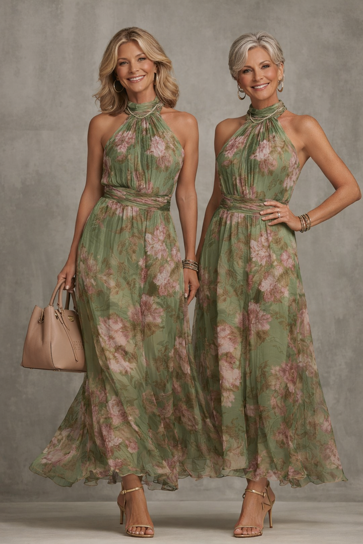 Sara™ Elegant Floral Dress