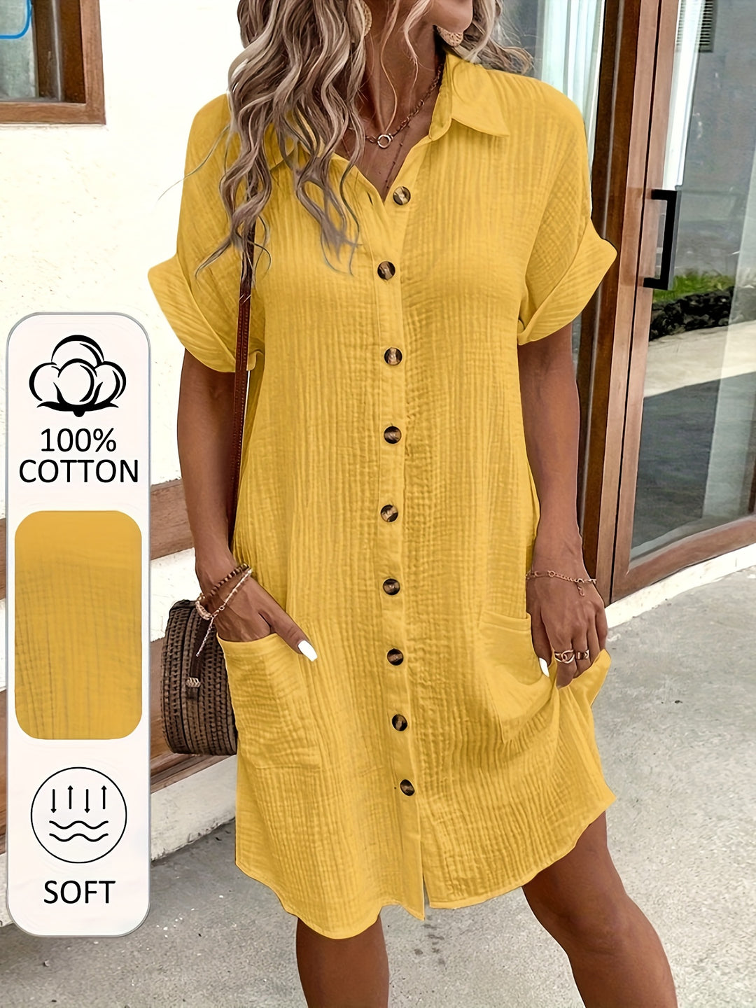 Ann | Elegant Shirt Dress