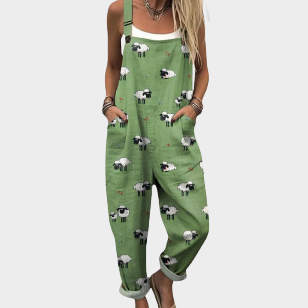 Comfortable Printed Jumpsuit