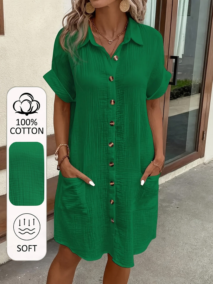 Ann | Elegant Shirt Dress