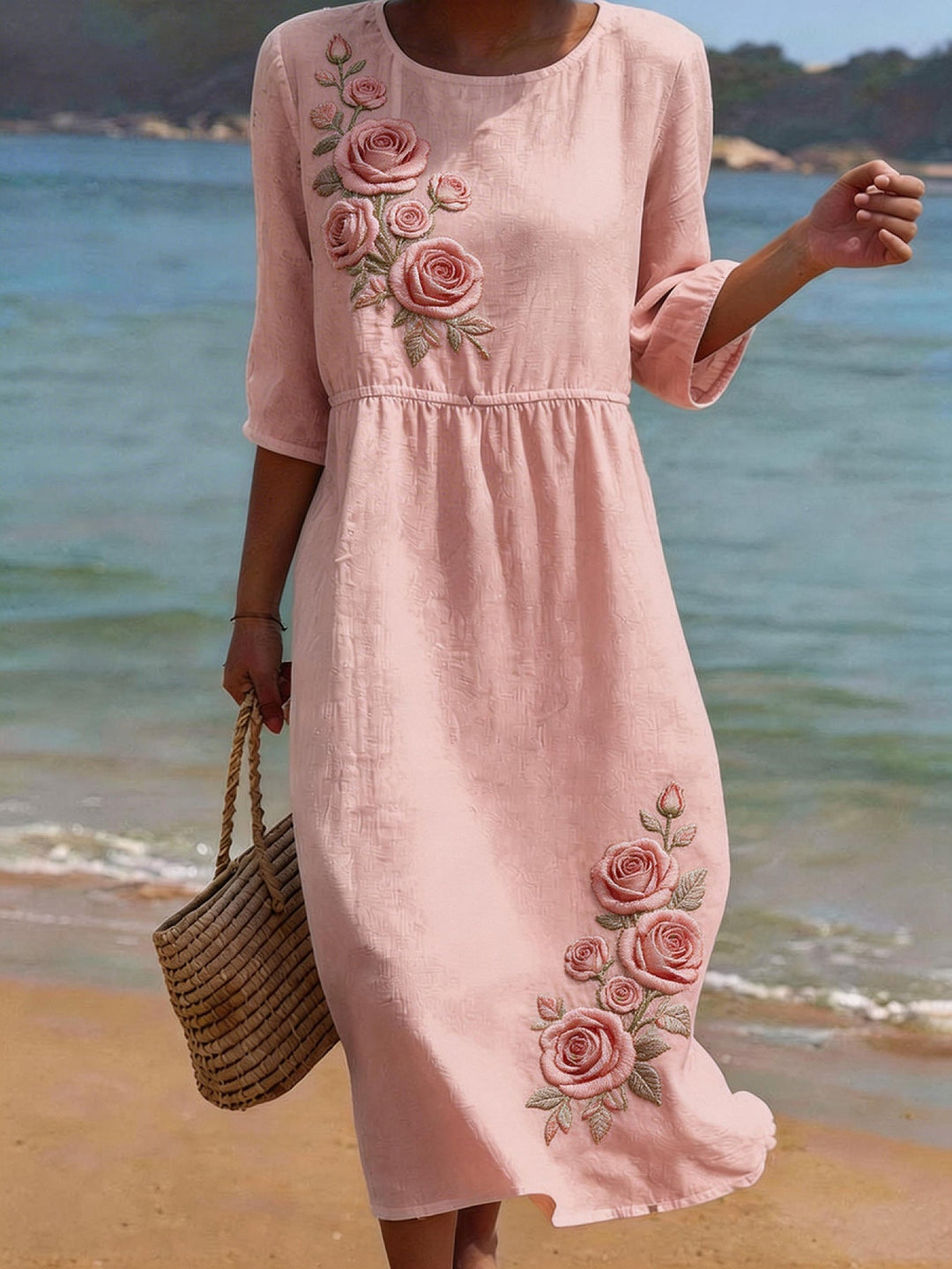 Eleanor | Casual Mid-Sleeve Dress