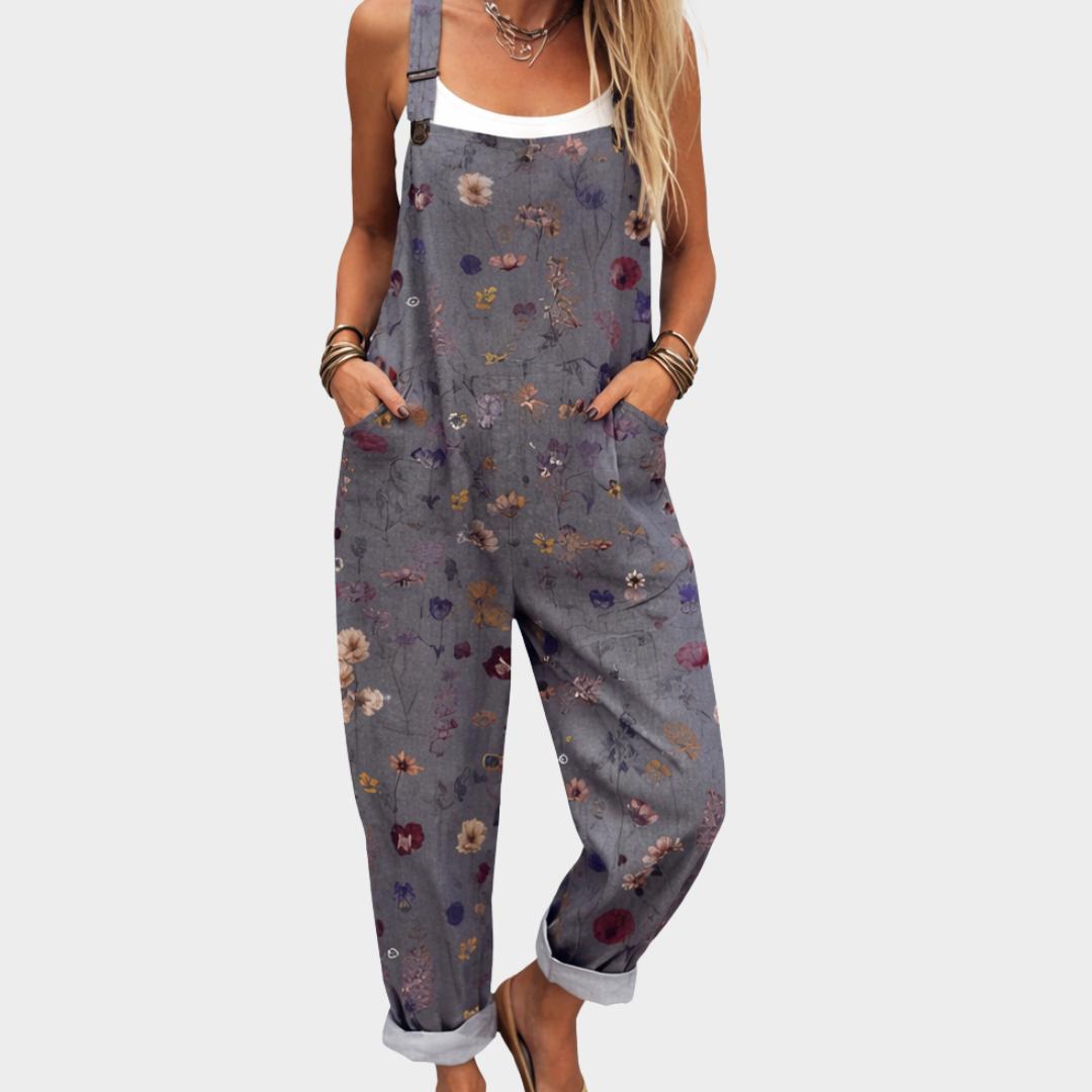 Cozy Printed Jumpsuit