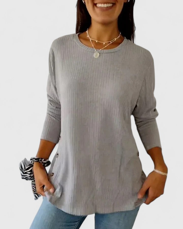 Daisy™ | Elegant Crew Top