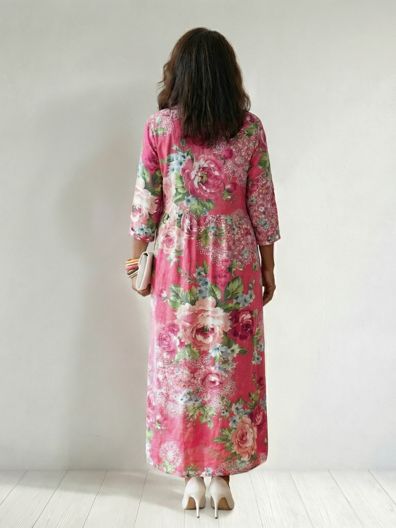Abby | Garden Bloom Midi Dress