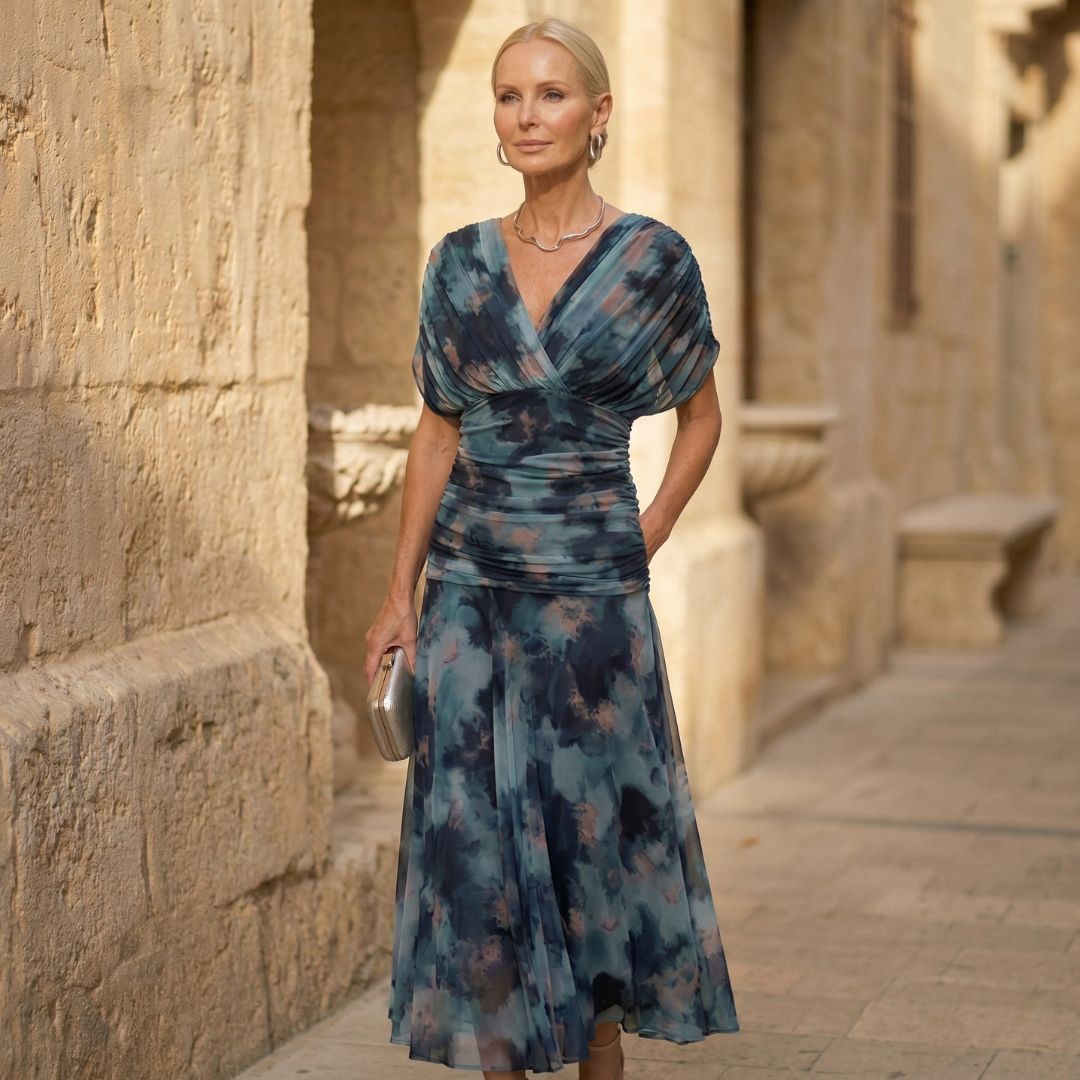 Luna | Elegant Blue Dress