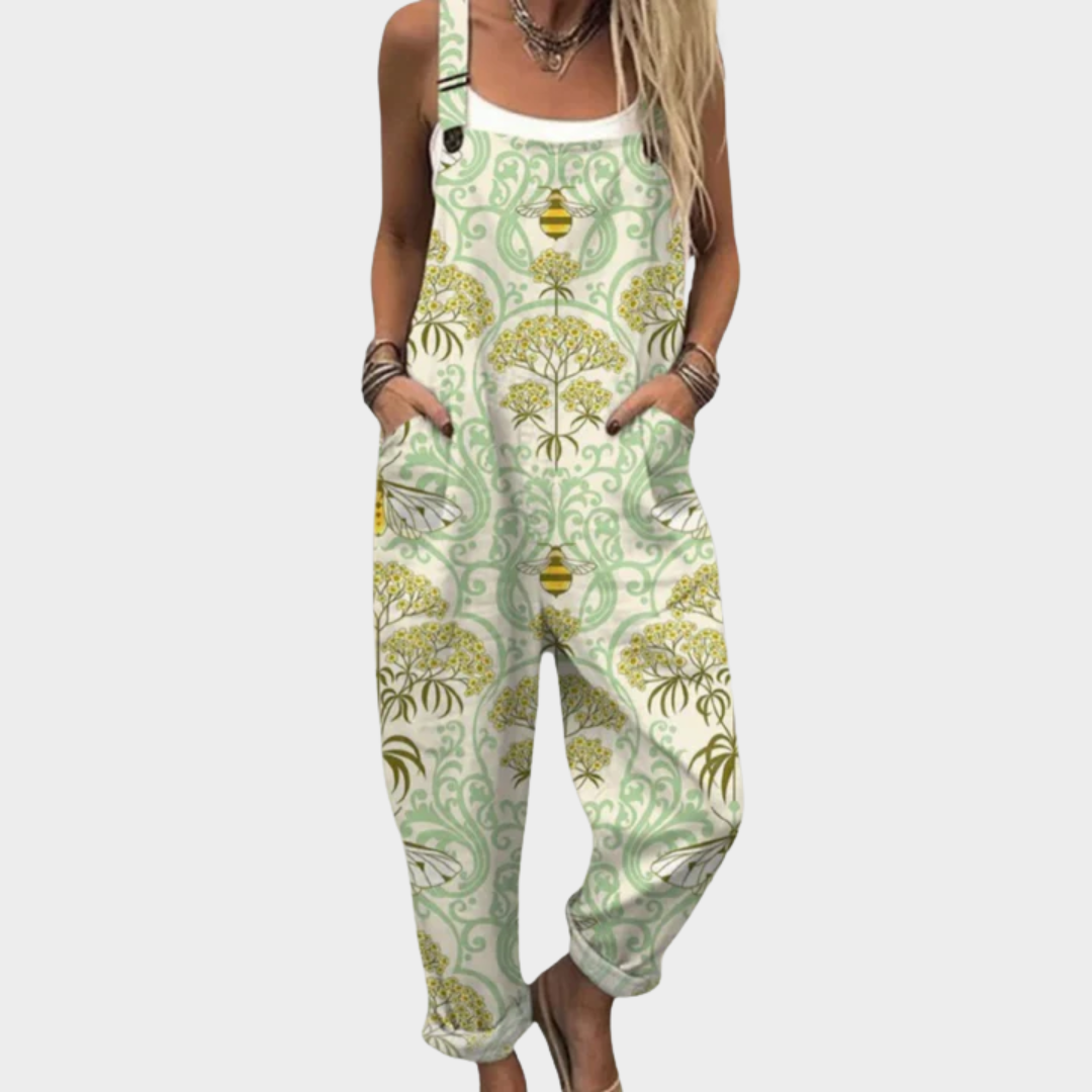 Cozy Graphic Overalls