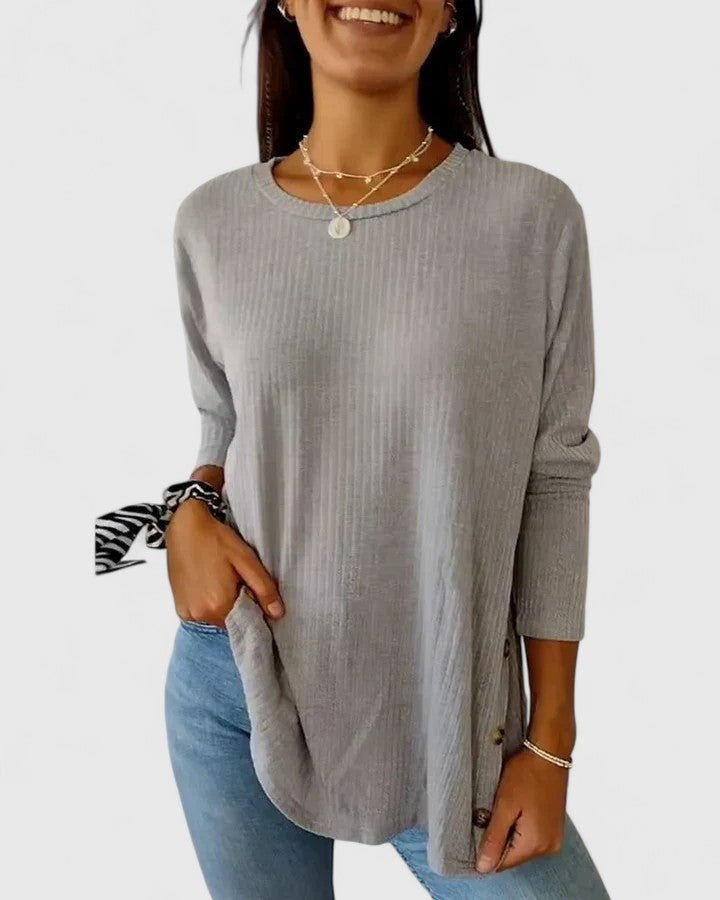 Daisy™ | Elegant Crew Top