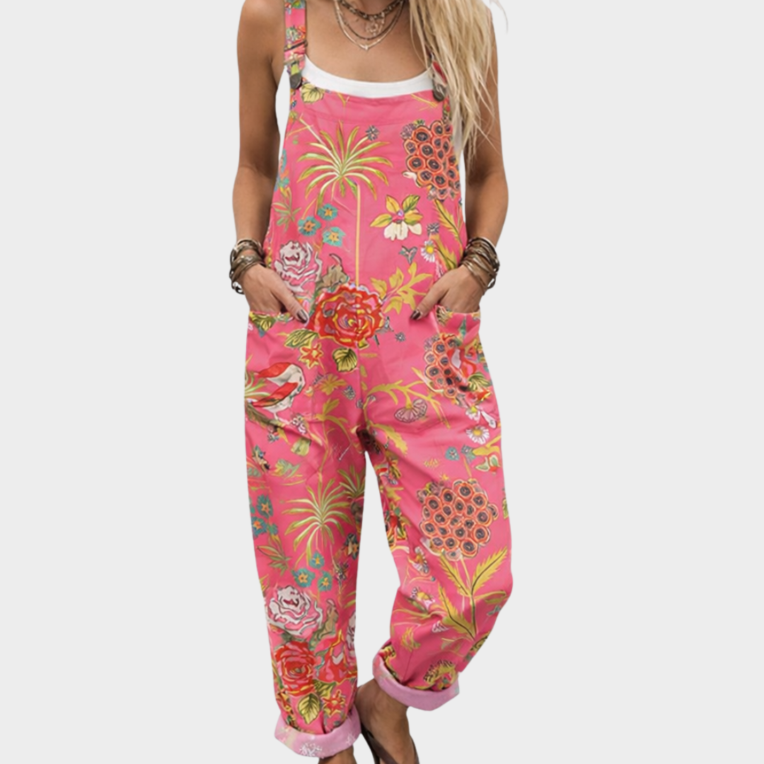 Cozy Graphic Jumpsuit