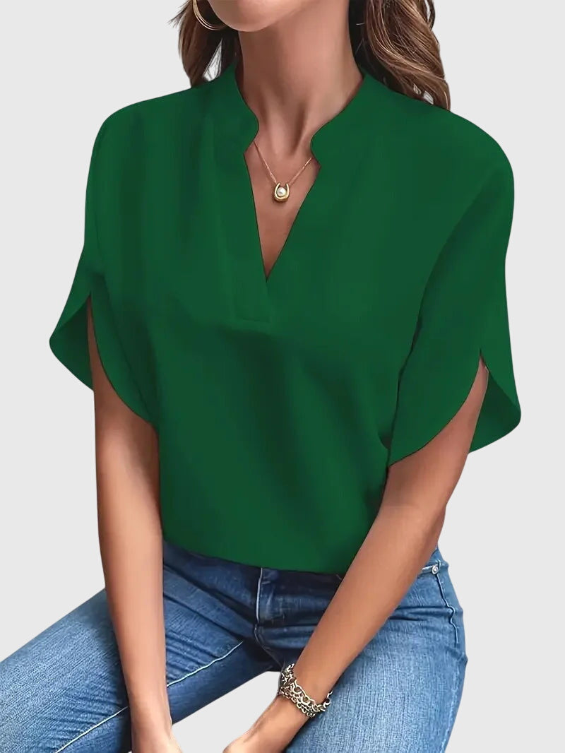 Harper™ | Soft and Elegant V-Neck Shirt