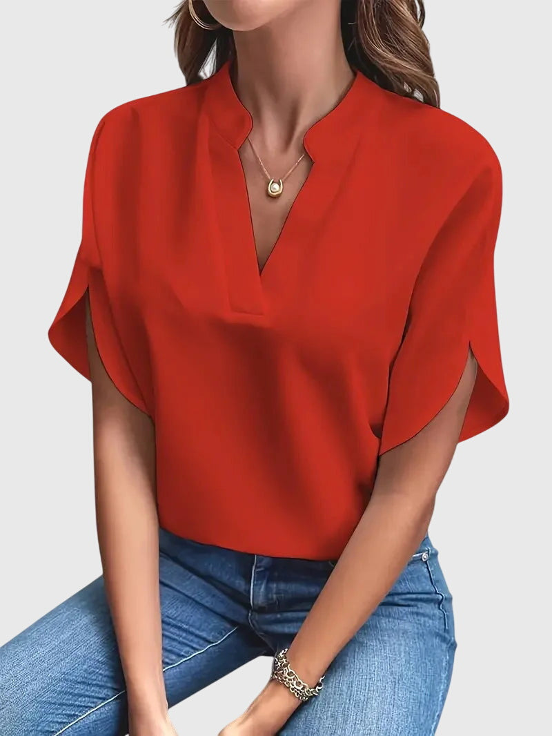Harper™ | Soft and Elegant V-Neck Shirt