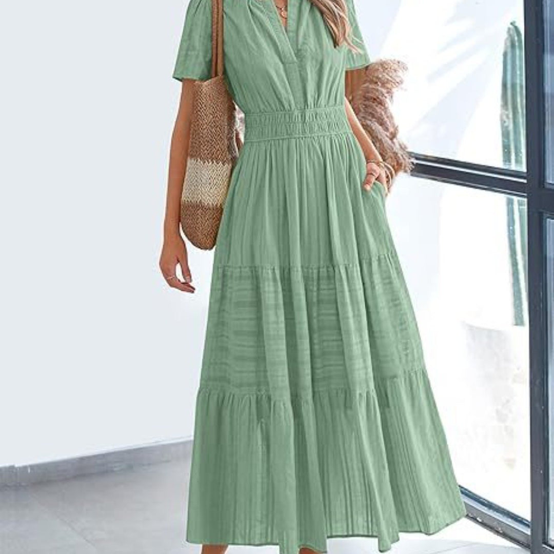 Alice | New V-Neck Boho Maxi Dresses