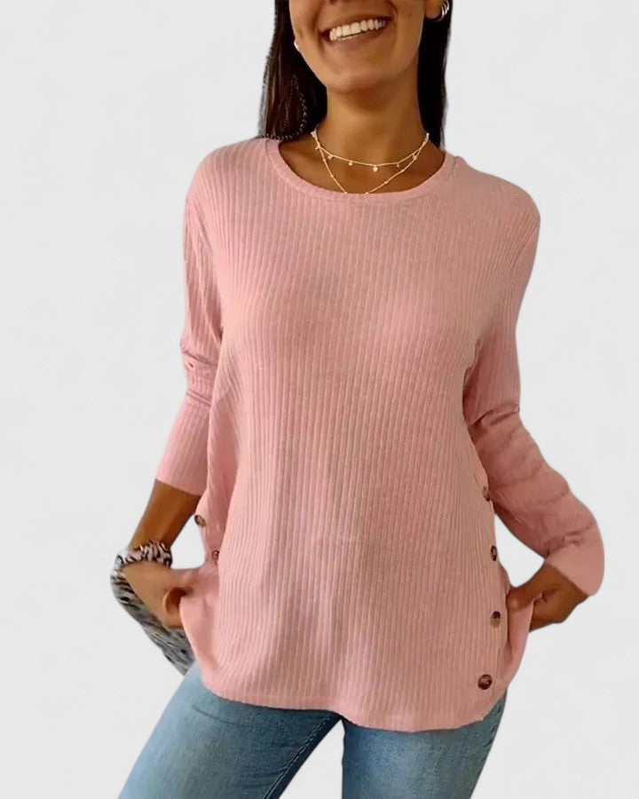 Daisy™ | Elegant Crew Top