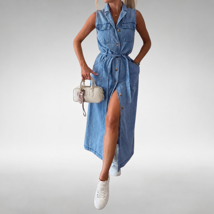 Beatrice™ Comfort Denim Dress