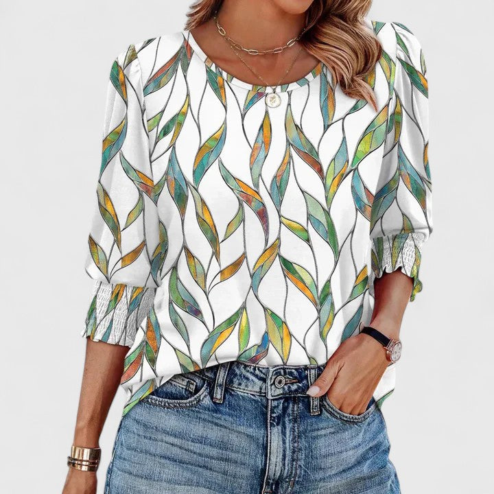 Charlotte | Elegant Smocked Top