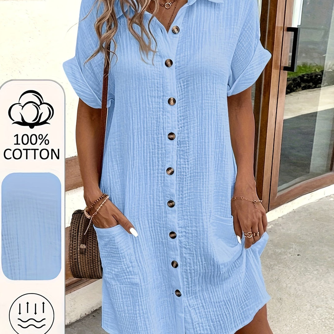 Ann | Elegant Shirt Dress