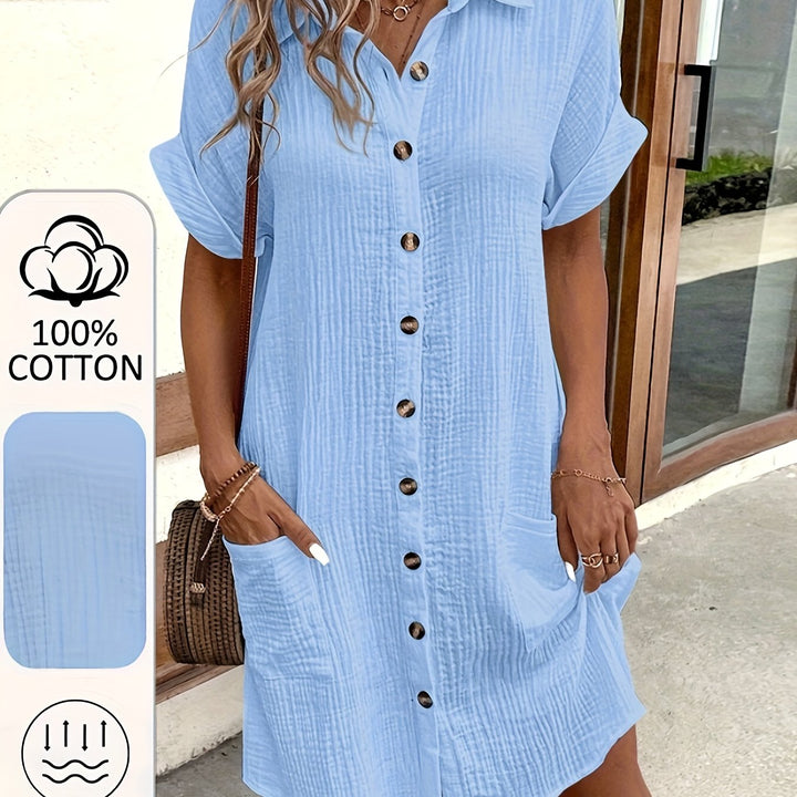 Ann | Elegant Shirt Dress
