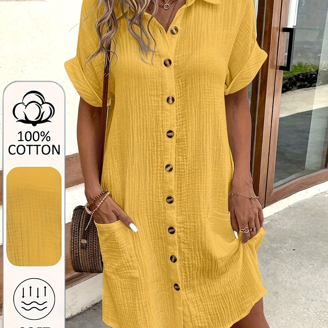 Ann | Elegant Shirt Dress