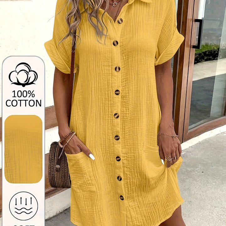 Ann | Elegant Shirt Dress