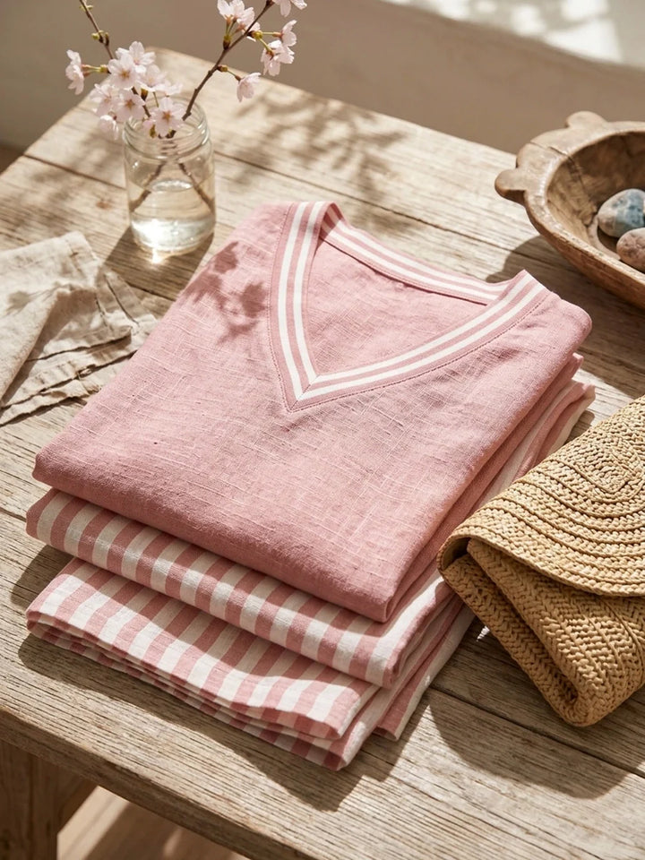 Sienna | Relaxed Striped Two-Piece Set