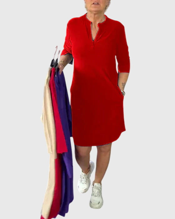 Quinn | V-Neck Dress