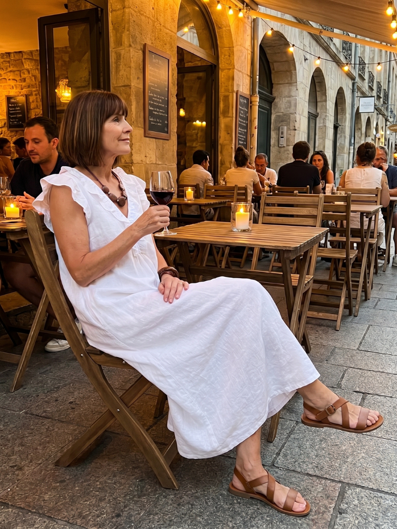 Fern | Sleeveless Ruffle Trim Midi Dress
