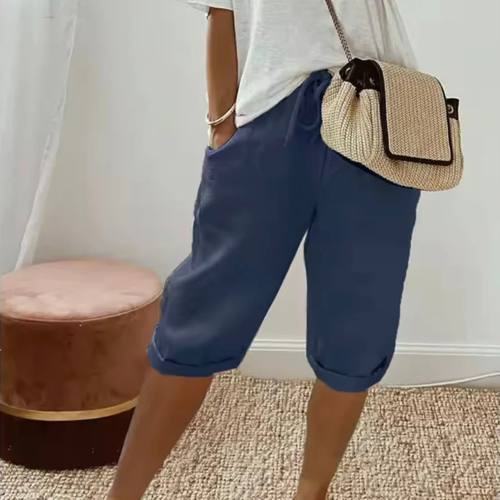 Fenlorn™ | Soft Tailored Capri Shorts
