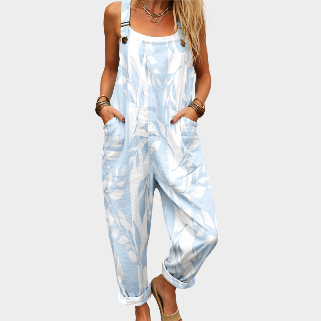Cozy Graphic Overalls