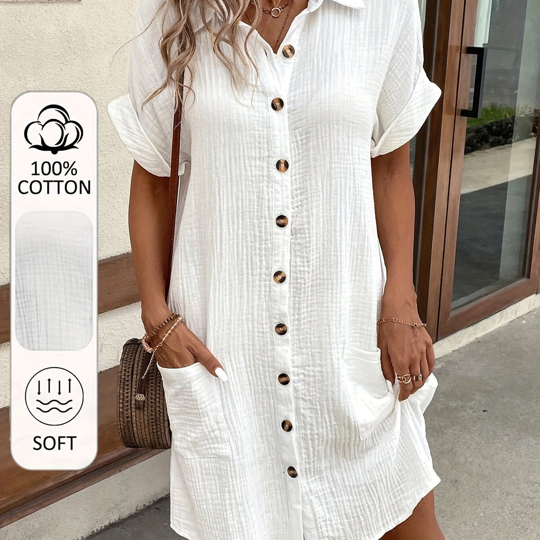 Ann | Elegant Shirt Dress