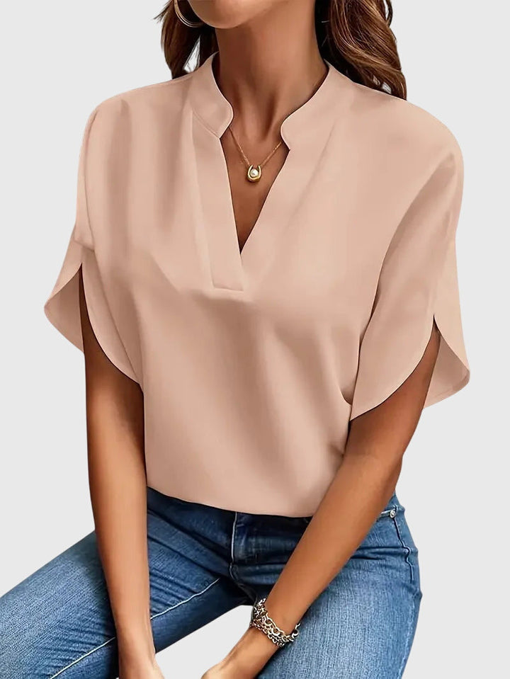 Harper™ | Soft and Elegant V-Neck Shirt